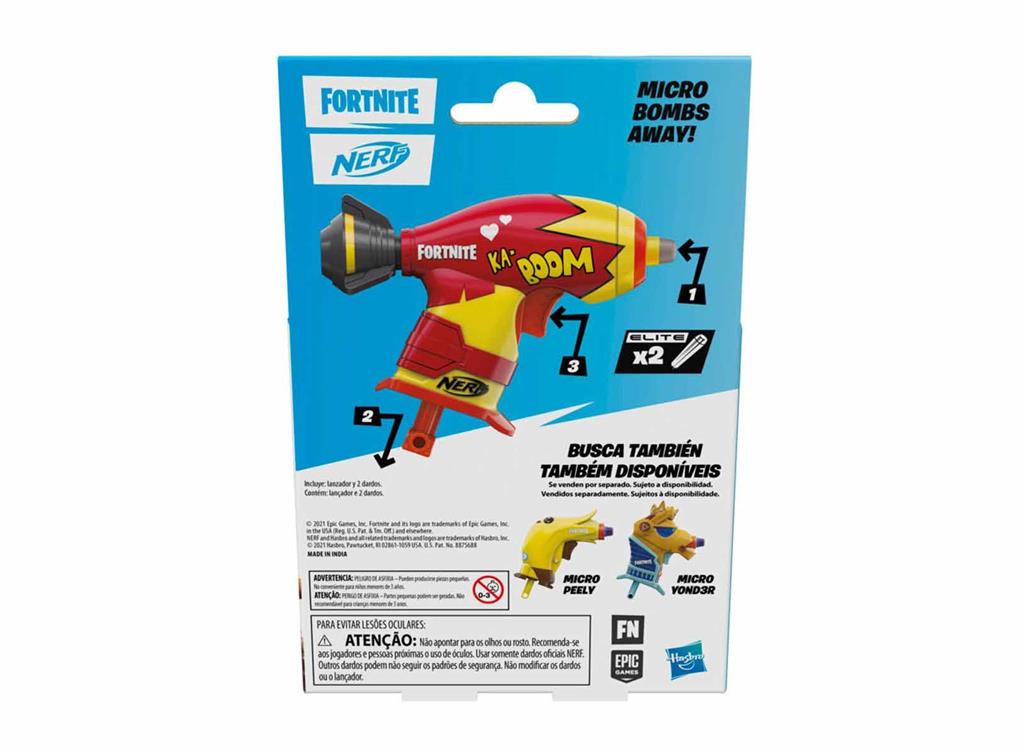 تفنگ نرف Nerf مدل Fortnite Micro Bombs Away